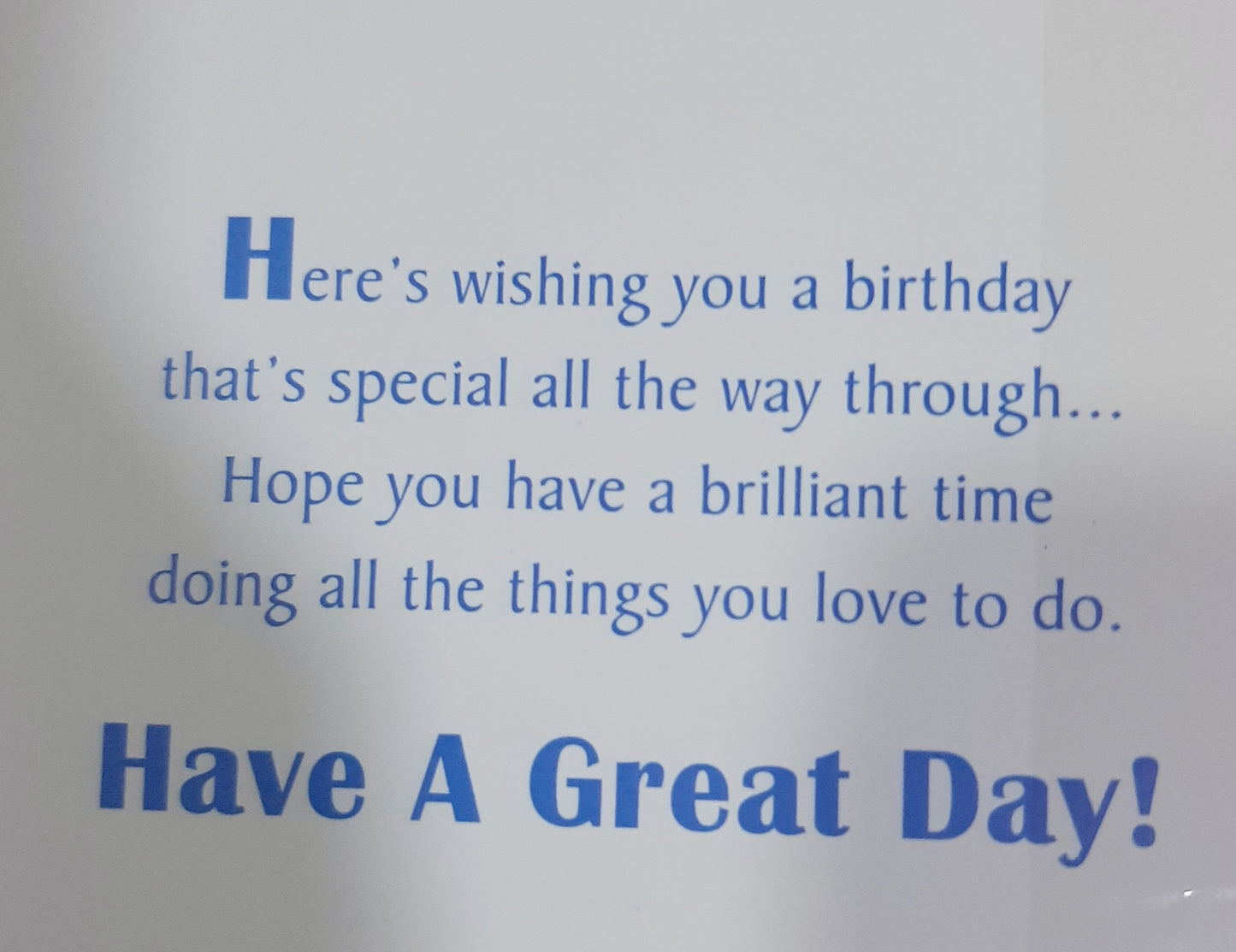BIRTHDAY CARD