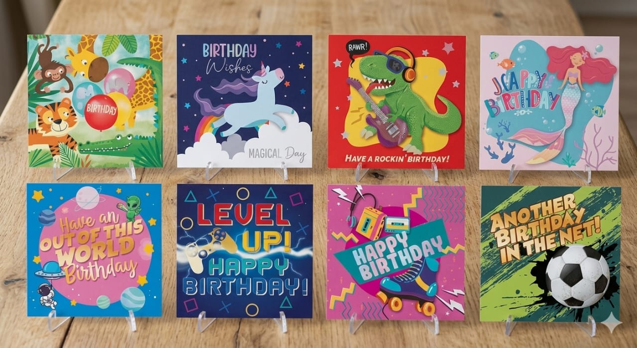 CHILDREN'S BOXED BIRTHDAY CARDS