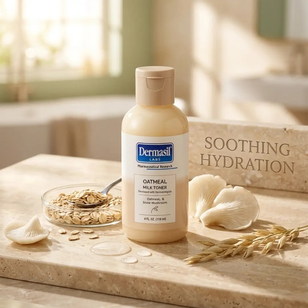 Dermasil Labs Oatmeal Milk Toner with Snow Mushroom