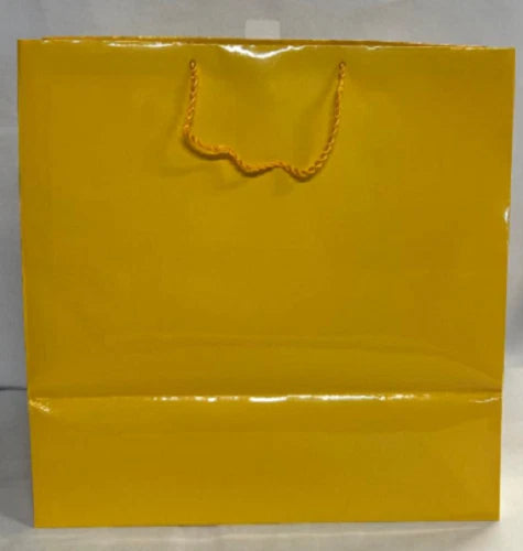 YELLOW HALLMARK GIFTBAGS