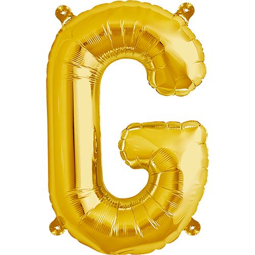 16 inch air fill letter G foil
