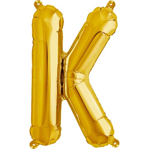 16 inch air fill letter K FOIL