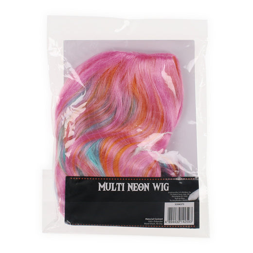 MULTICOLOR NEON COSTUME WIG