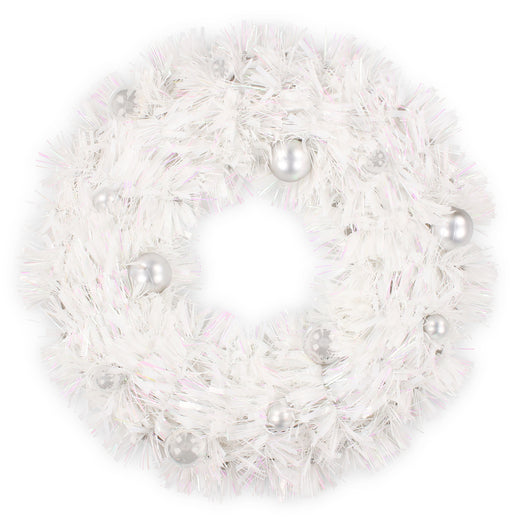 White Christmas Wreath