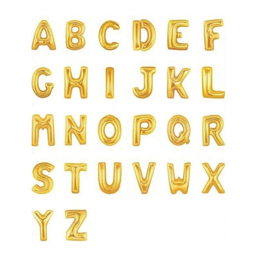 14 inch Foil Letters
