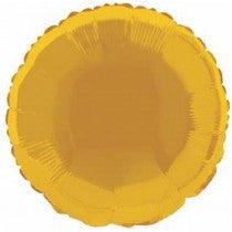 18IN GOLD ROUND FOIL BALLOON