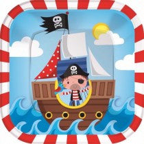 SQUARE PIRATE PLATES
