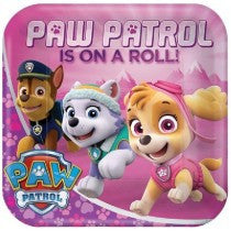 PAW PATROL GIRL PLATES