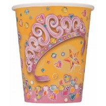 9OZ PRETTY PRINCESS CUPS