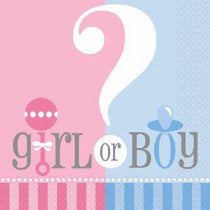 GENDER REVEAL L/NAPKINS