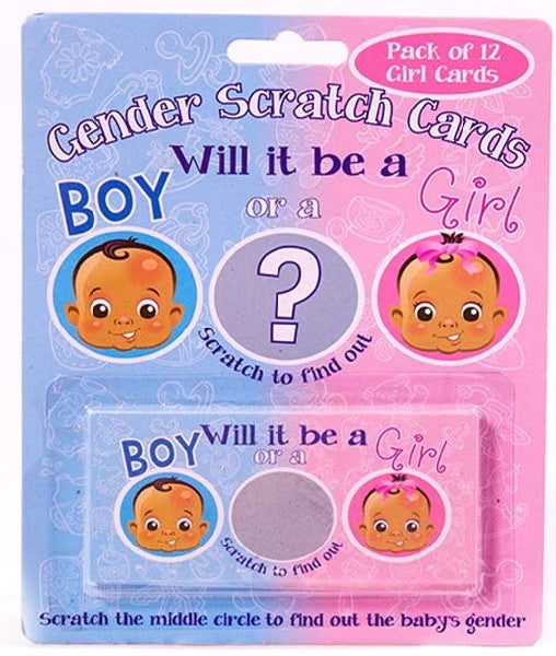Scratch Girl Gender Reveal Game