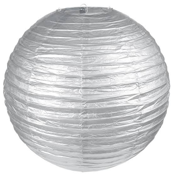 Paper Lantern Silver