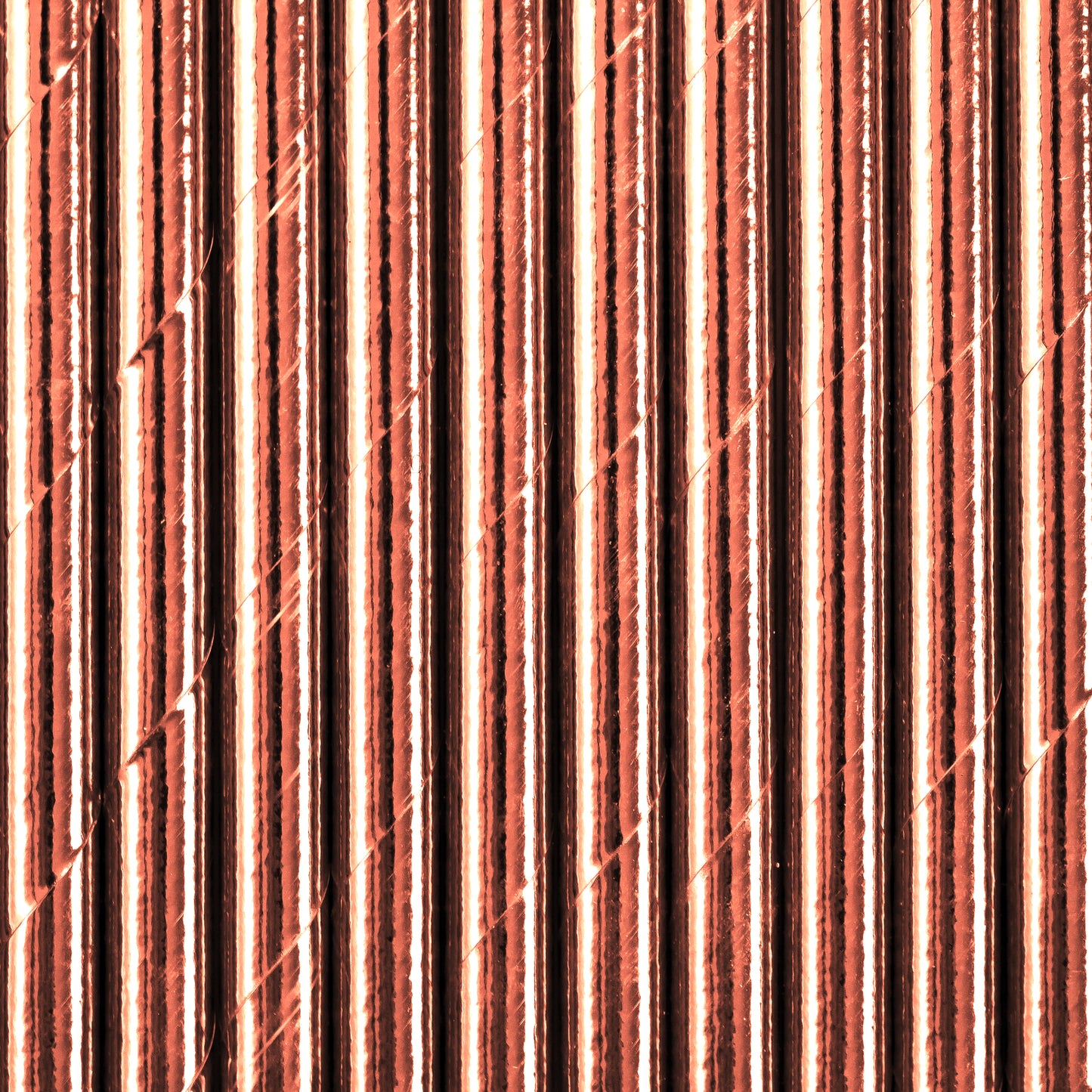 Rose Gold Paper Straws