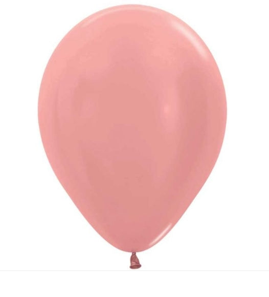 SEMPERTEX MET ROSE GOLD BALLOONS