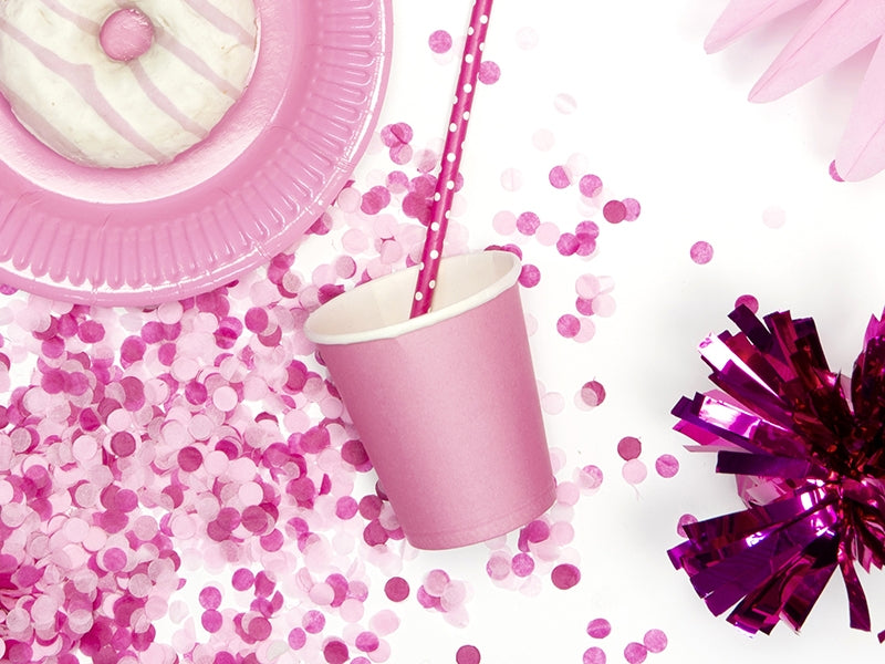Pink Paper Cups 6Pk