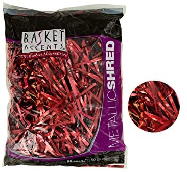 RED METALLIC SHRED
