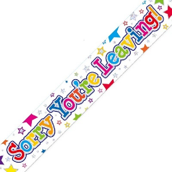 Sorry You're Leaving BANNER