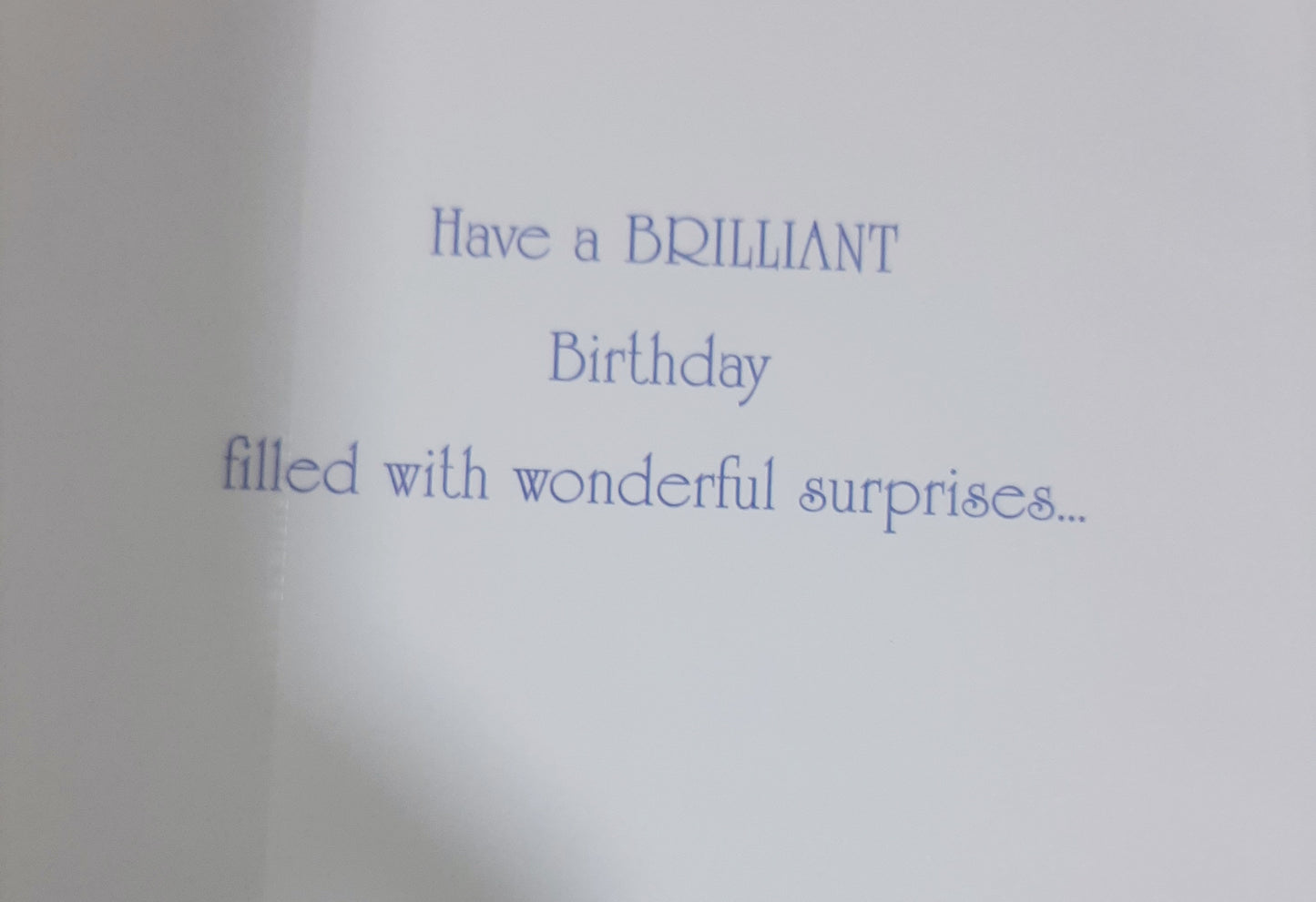 BIRTHDAY CARD