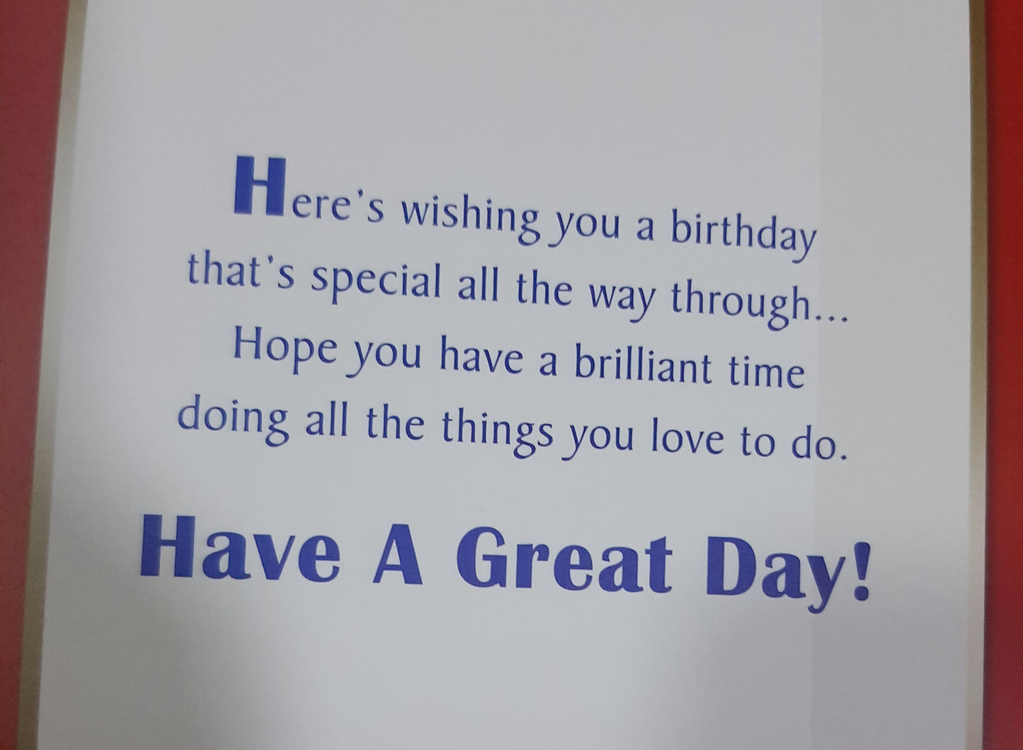 BIRTHDAY CARD