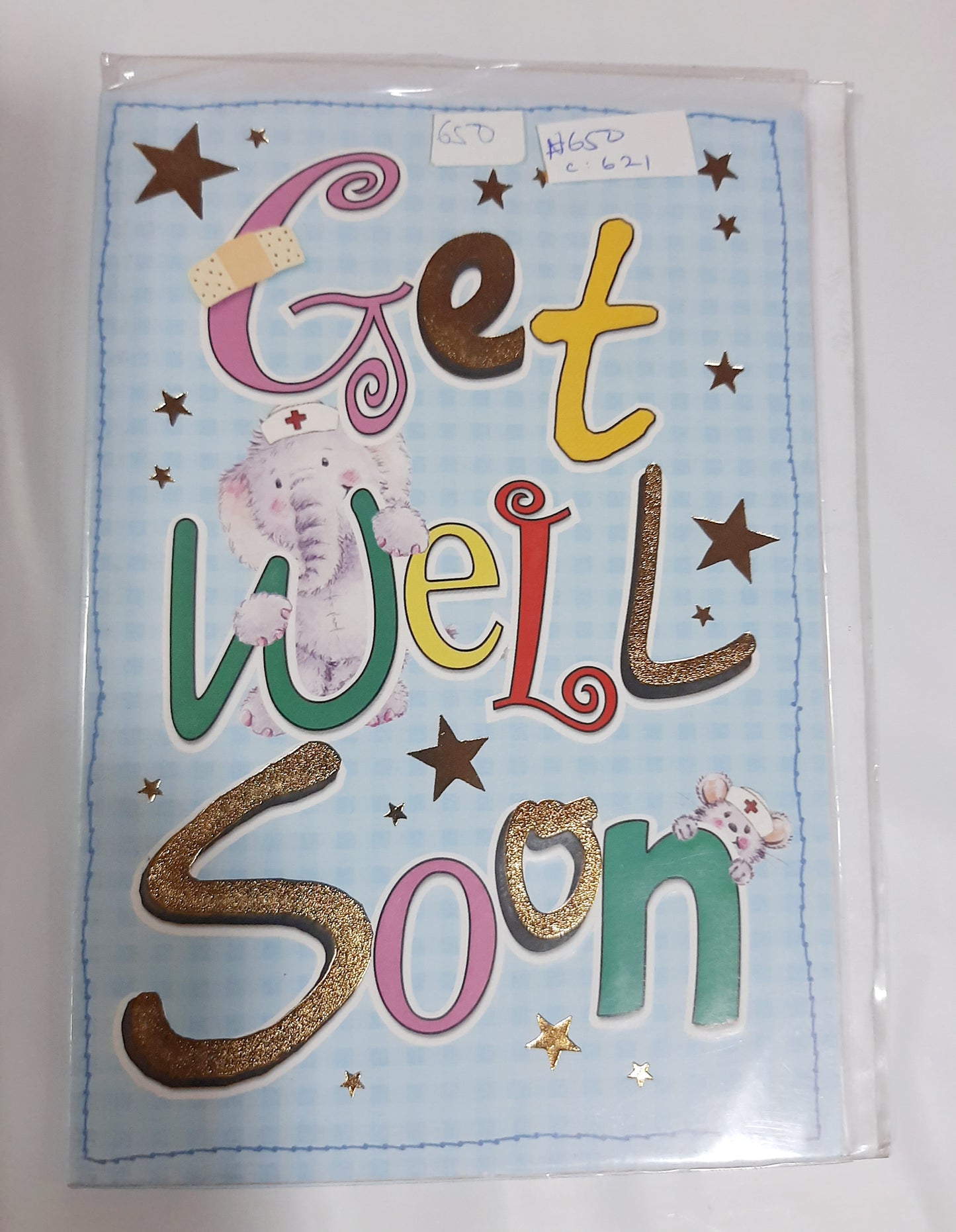 GET WELL SOON CARD