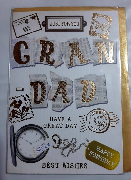 GRANDAD BIRTHDAY CARD