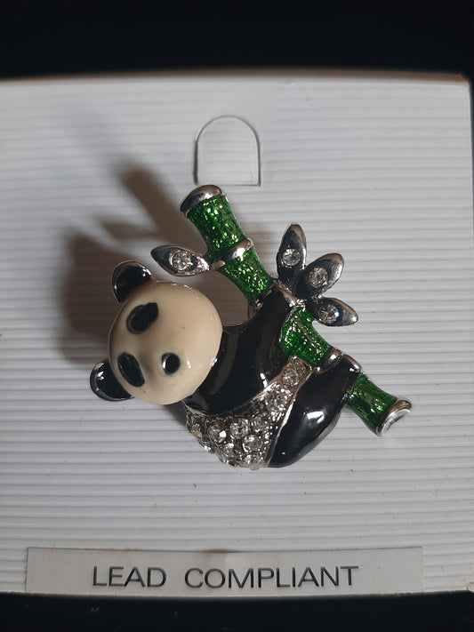 PANDA BROOCH