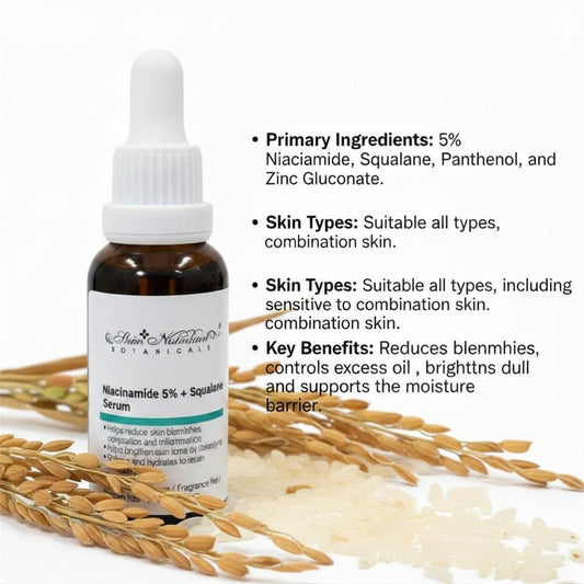 Skin Nutrition Botanicals Niacinamide 5% + Squalane Serum