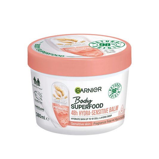 GARNIER BODY SUPER FOOD OAT MILK & PROBIOTIC FRACTIONS