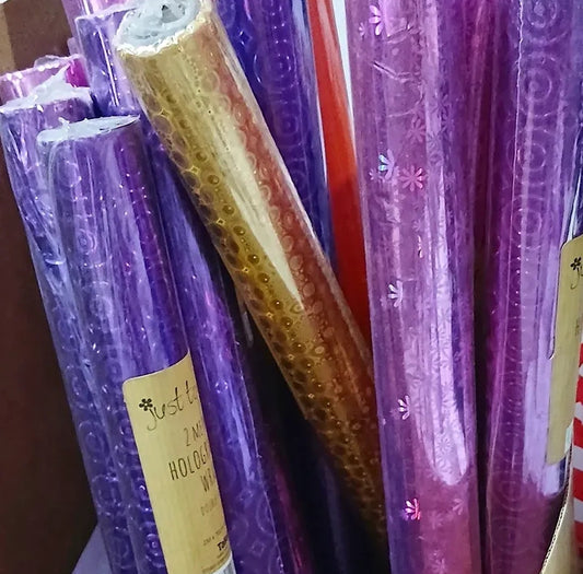 Holographic Roll Wrap