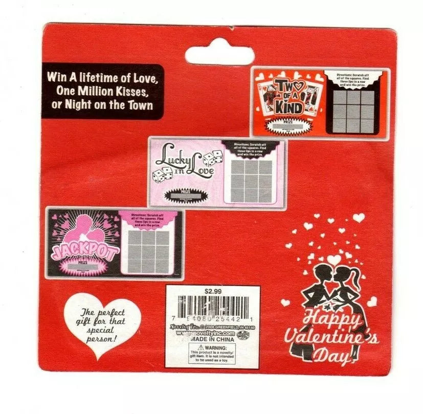 Valentine Lotto Cards