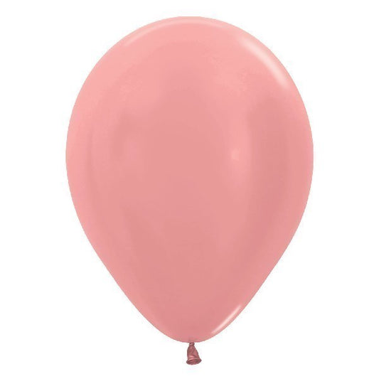 Met 12" Rose Gold Balloons