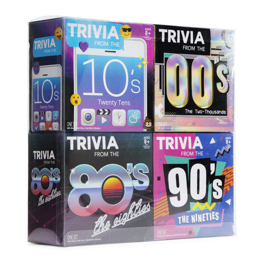 TRIVIA CARD GAME- DECADES