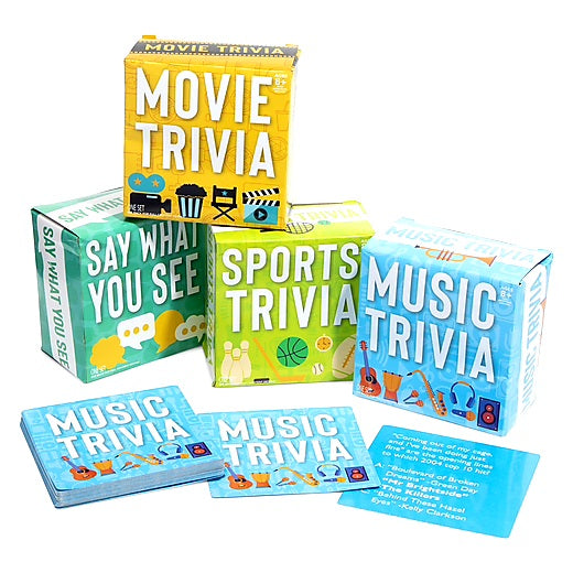 TRIVIA CARD GAMES