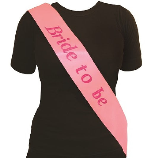 BRIDE TO BE SASH