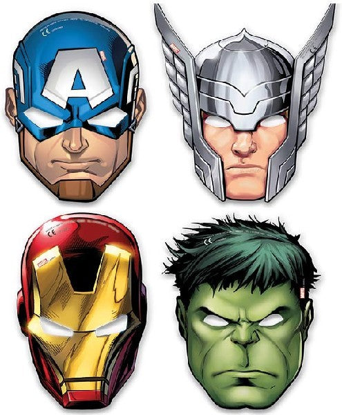 DIE CUT MIGHTY AVENGERS MASKS