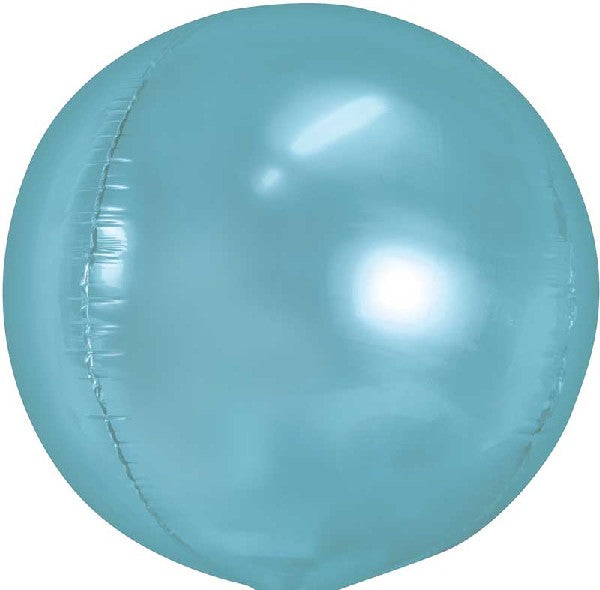 40cm Ball Shaped Baby Blue Foil
