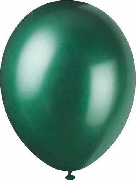 GREEN PEARLISED BALLOONS