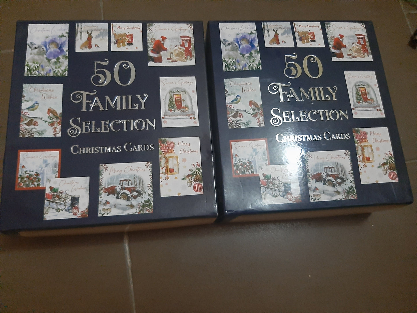 CHRISTMAS CARDS. 50 PK