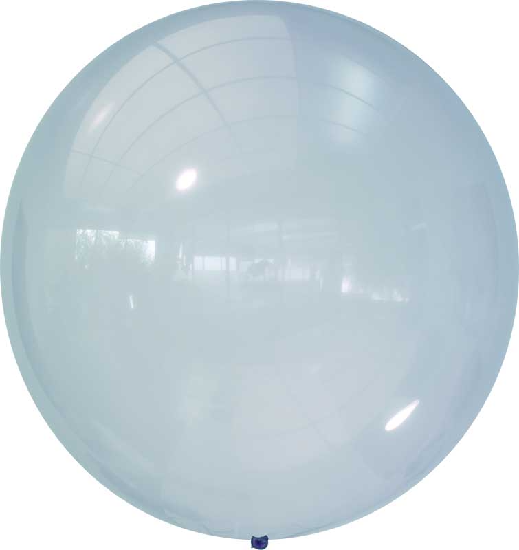 24 IN BLUE DECO BUBBLE BALLOONS