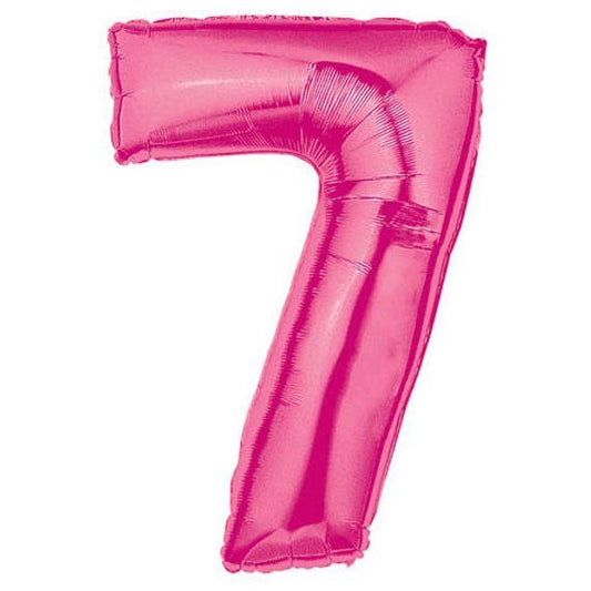 26'' PINK NUMBER 7 FOIL