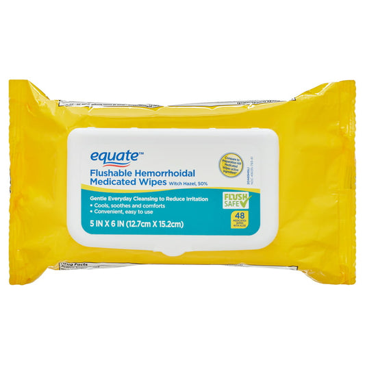 Equate Hemorrhoidal Medicated Wipes