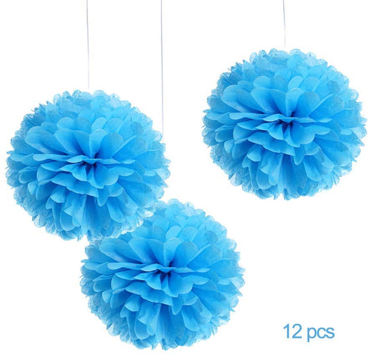 BLUE POM POM