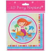 Mermaid Party L/Napkins