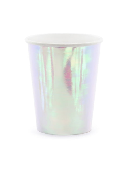 Iridescent Paper Cups