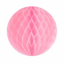 PINK HONEYCOMB BALL