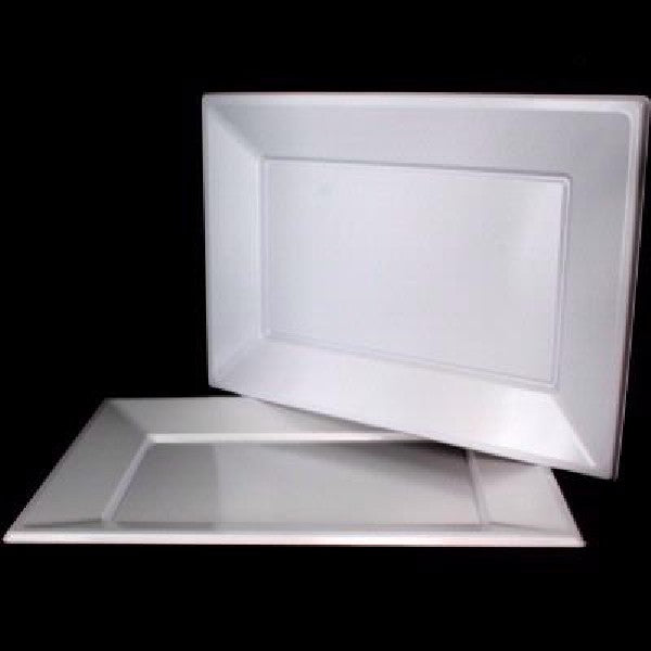 WHITE RECTANGULAR TRAYS