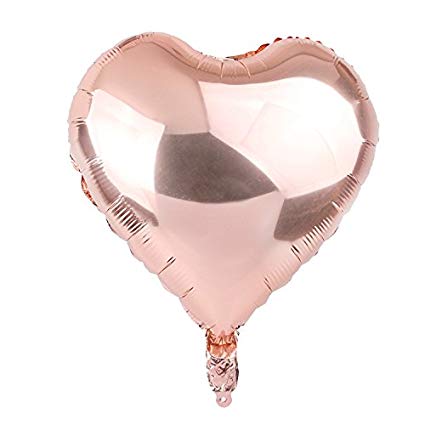 18' Rose Gold Heart Foil Balloon