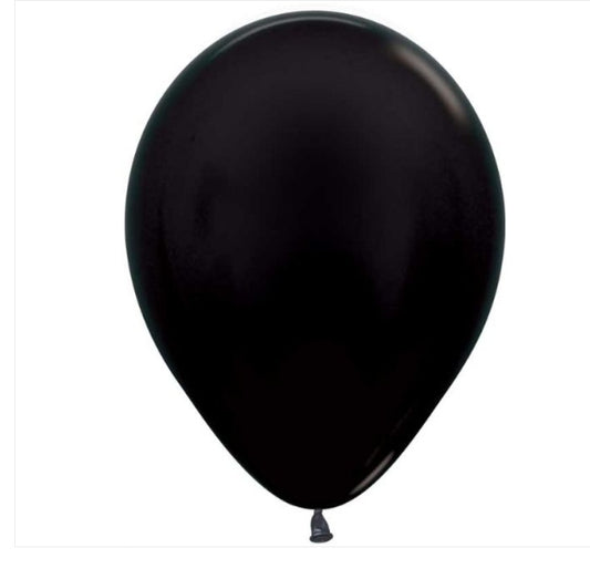 SEMPERTEX BLACK BALLOONS