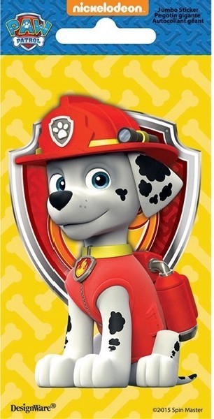 PAW PATROL MARSHAL JUMBO STICKER