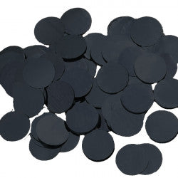 BLACK FOIL CONFETTI 10MM